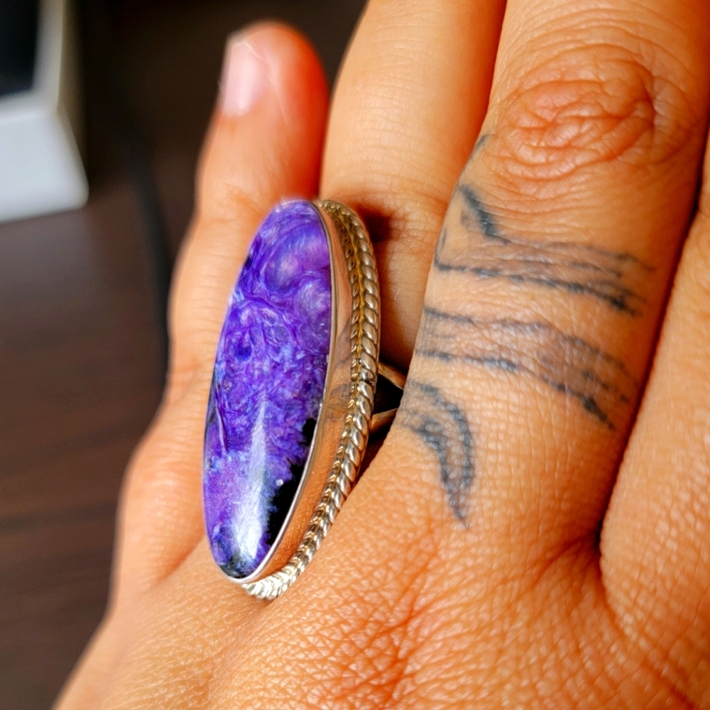 Charoite Ring - image 2